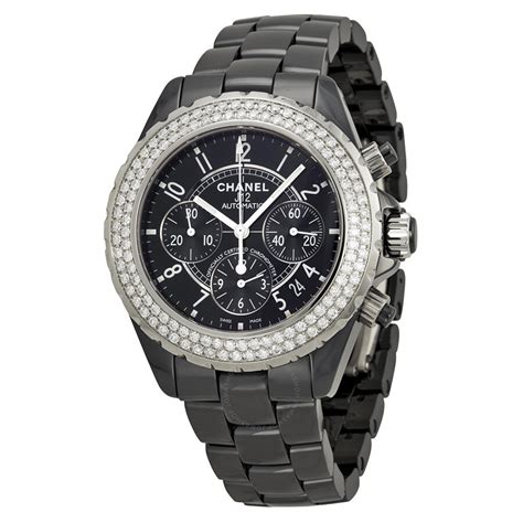 black chanel watch ladies|chanel black ceramic watch.